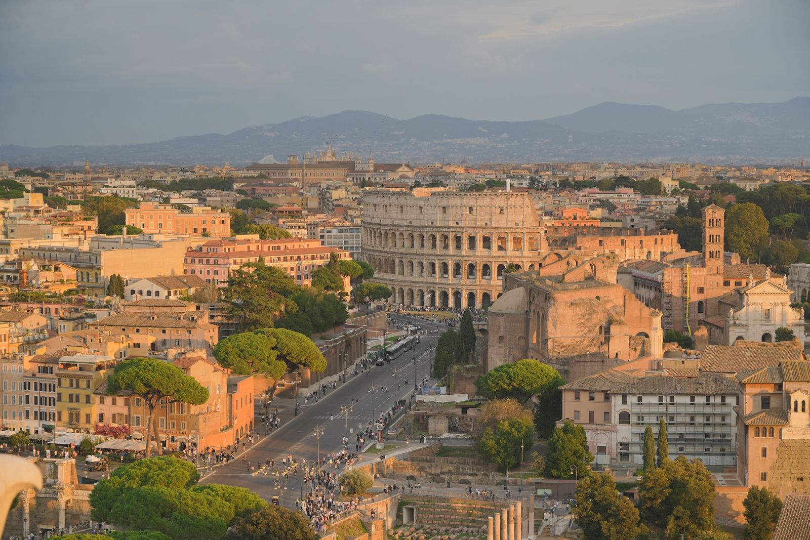 Chegada a Roma